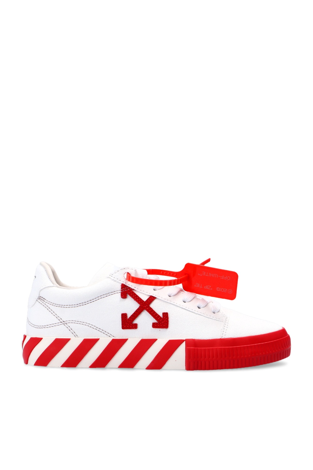 Off white red 2024 and white shoes